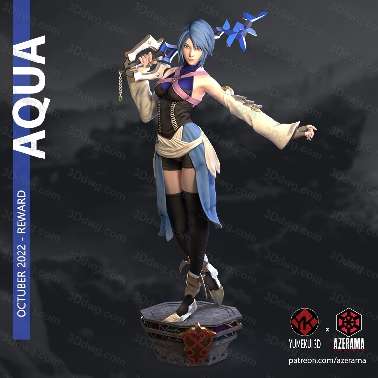 Azerama 王国之心 阿库娅-P站图纸收藏馆