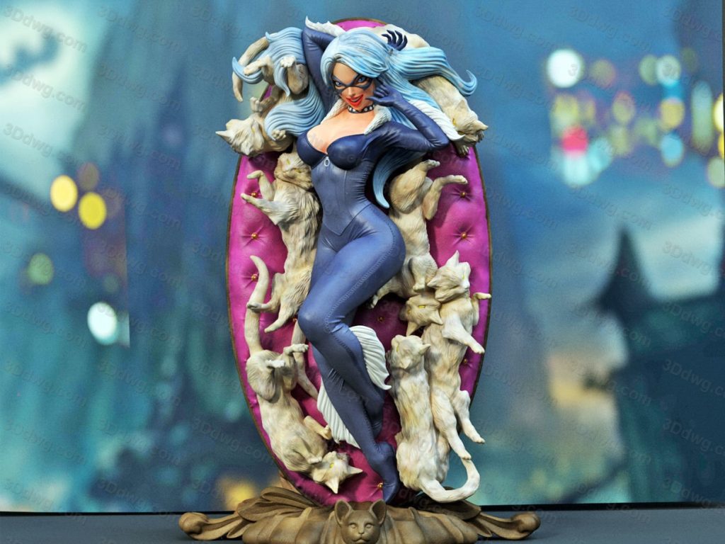 EXCLUSIVE 漫威 蜘蛛侠 黑猫-P站图纸收藏馆