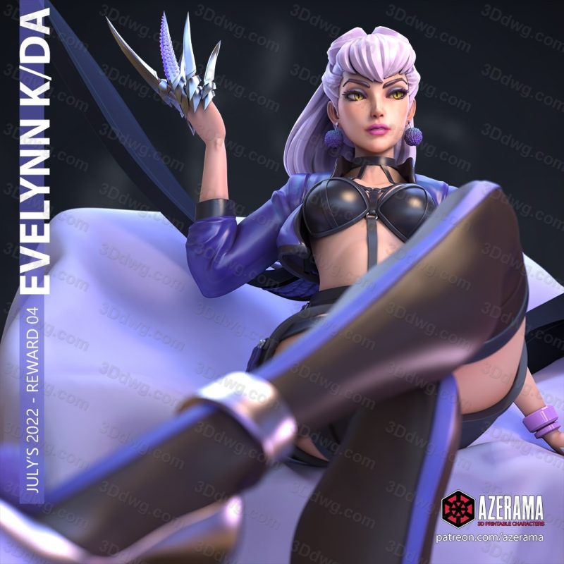 Azerama 英雄联盟 伊芙琳-P站图纸收藏馆