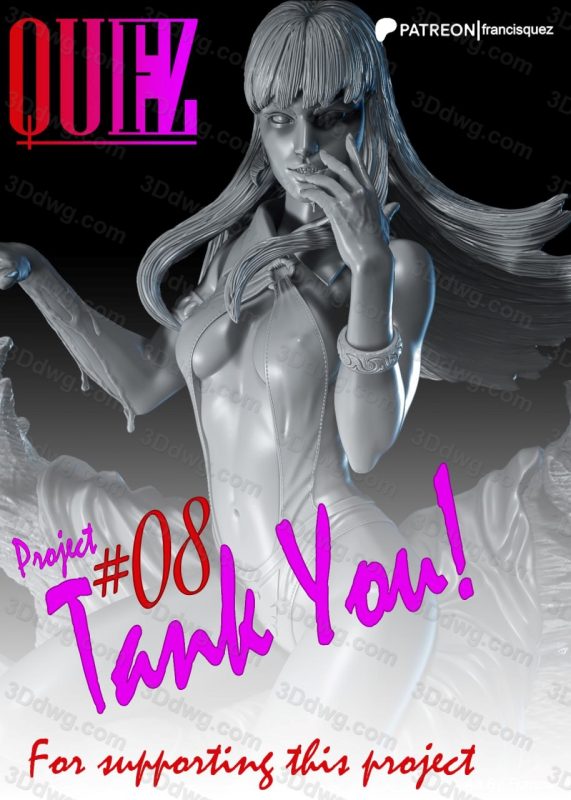 Francis Quez 吸血鬼 梵蓓娜-P站图纸收藏馆