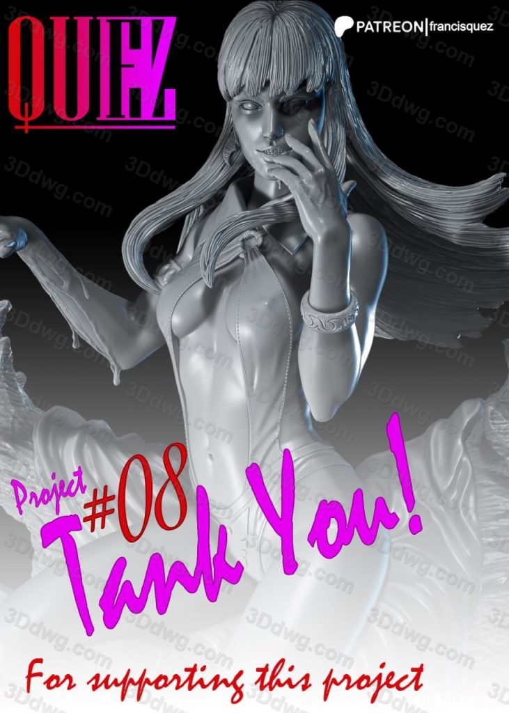 Francis Quez 吸血鬼 梵蓓娜-P站图纸收藏馆