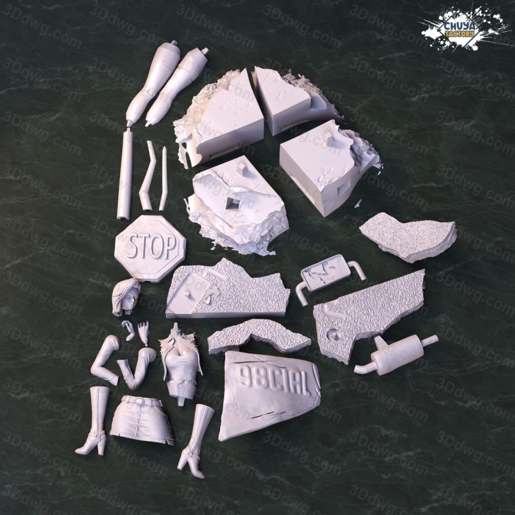 图片[4]-Chuya Factory 龙珠 人造人18号-P站图纸收藏馆