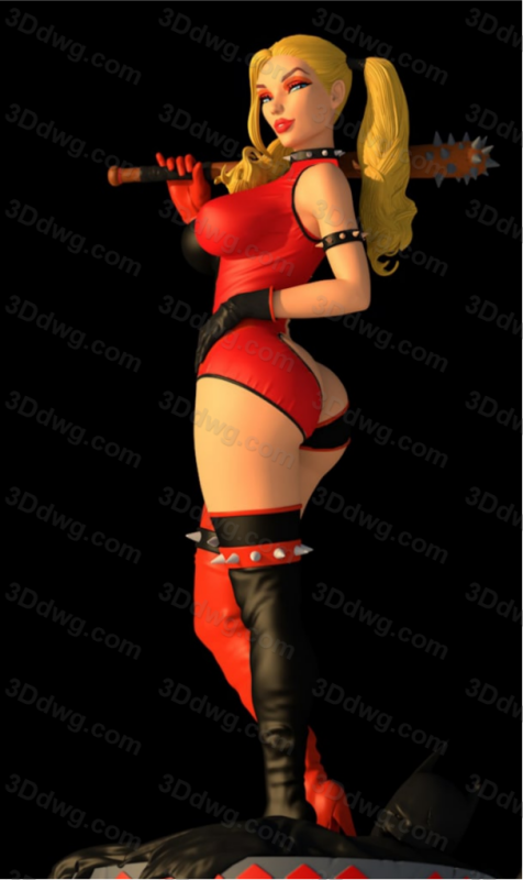 EXCLUSIVE DC漫画 蝙蝠侠 小丑女-P站图纸收藏馆