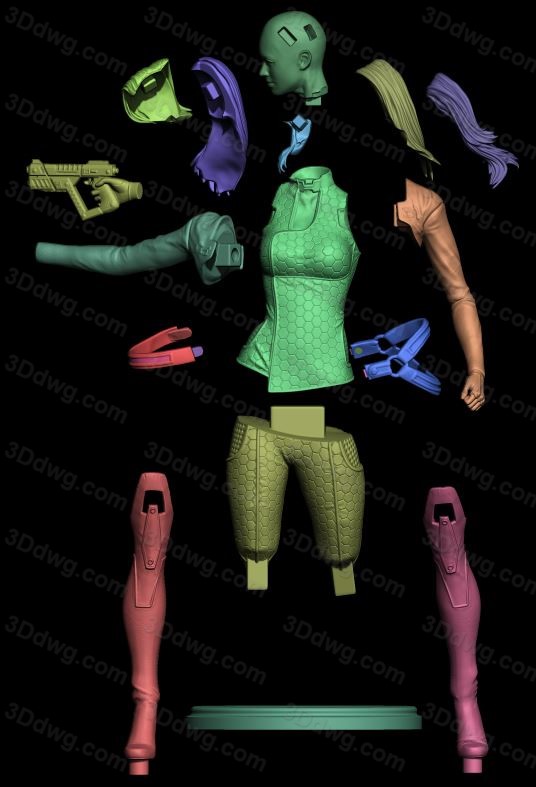 图片[2]-H3LL 质量效应 米兰达·罗森-P站图纸收藏馆