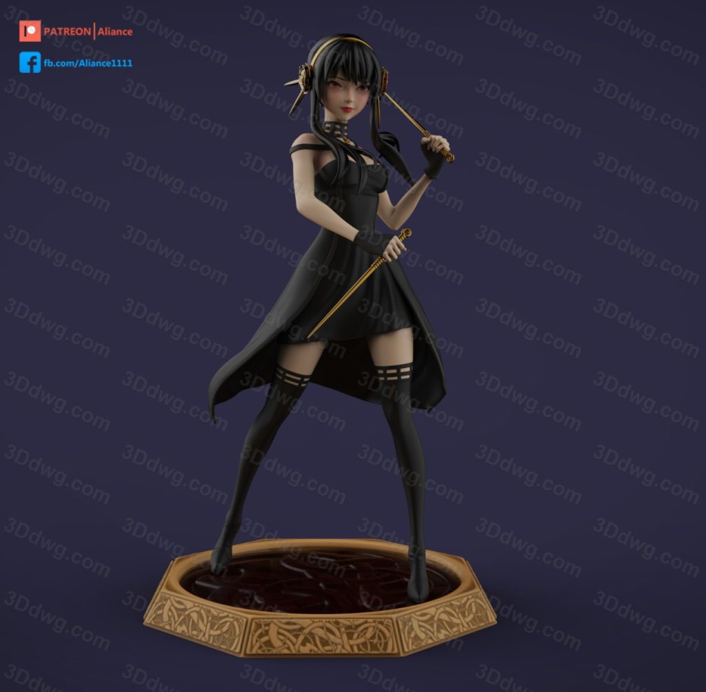 Dinamuuu 3D 间谍过家家 约尔·福杰-P站图纸收藏馆