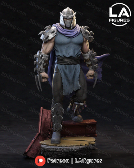 L.A Figures 忍者神龟 施莱德-P站图纸收藏馆