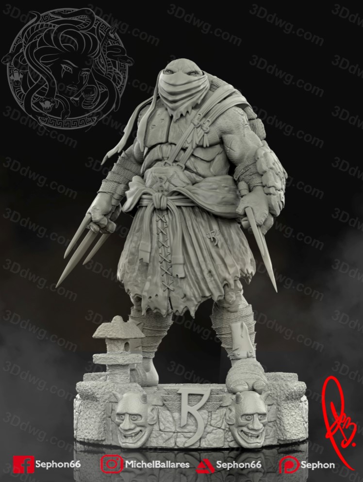 Geek MB 忍者神龟 拉斐尔-P站图纸收藏馆