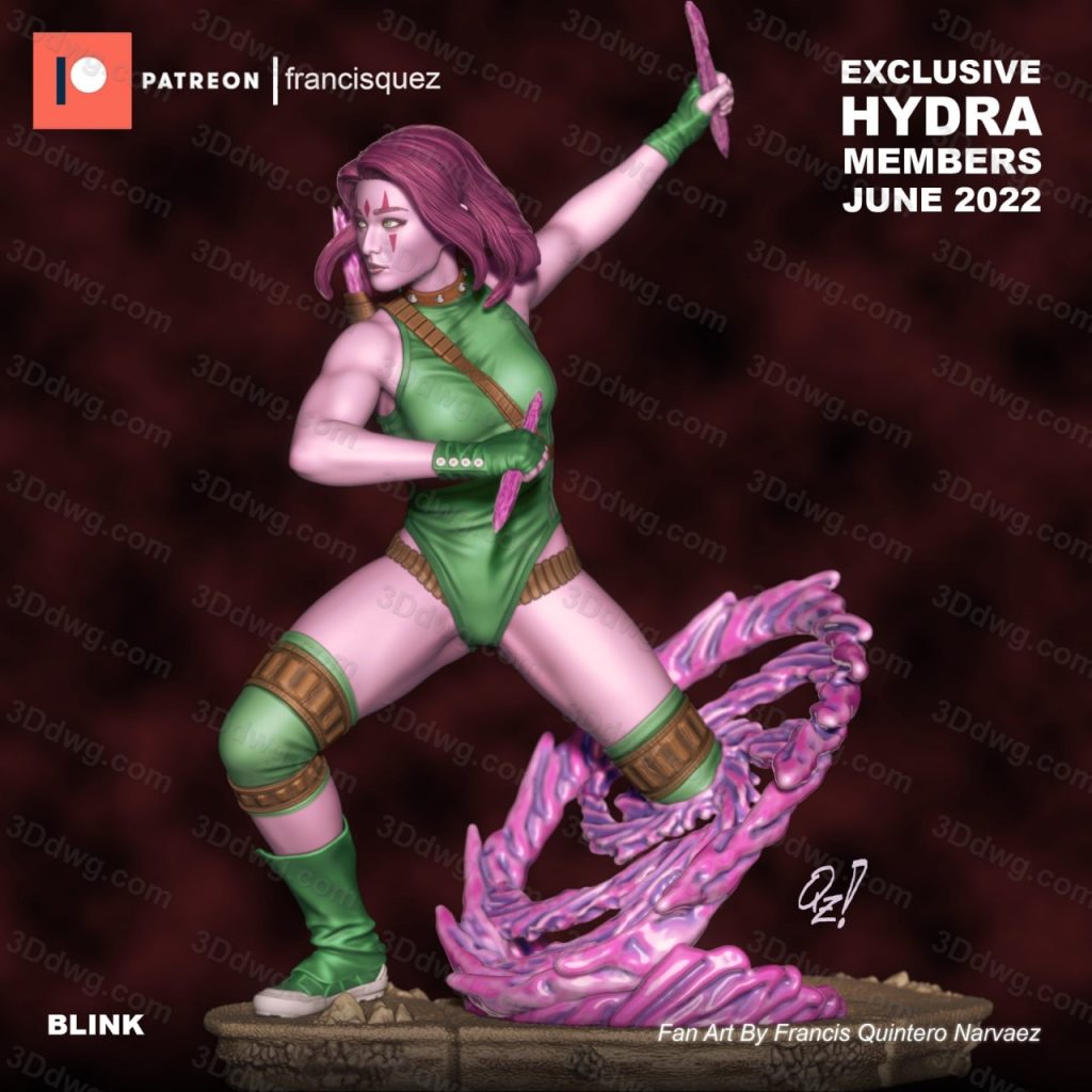 Francis Quez 漫威 X战警 闪烁-P站图纸收藏馆