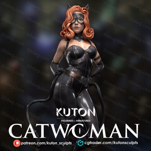 KUTON DC漫画 蝙蝠侠 猫女-P站图纸收藏馆