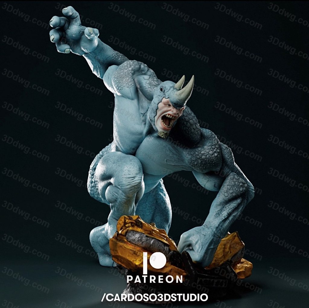 Cardoso 漫威 蜘蛛侠 犀牛人-P站图纸收藏馆