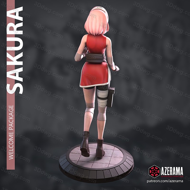 图片[2]-Azerama 火影忍者 春野樱-P站图纸收藏馆