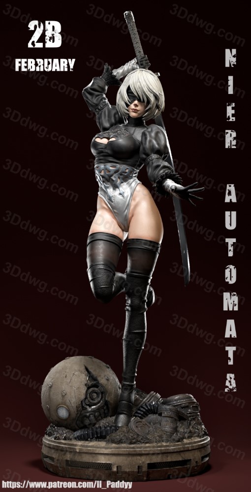 Il_Paddyy 尼尔机械纪元 2B-P站图纸收藏馆