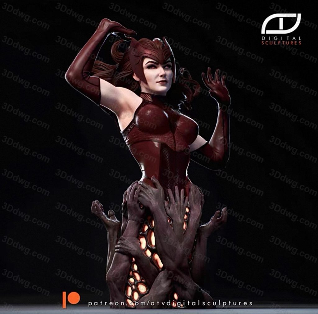 ATV 漫威 X战警 绯红女巫-P站图纸收藏馆