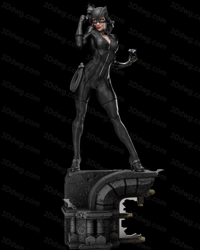 ZEZ STUDIOS DC漫画 蝙蝠侠 猫女-P站图纸收藏馆