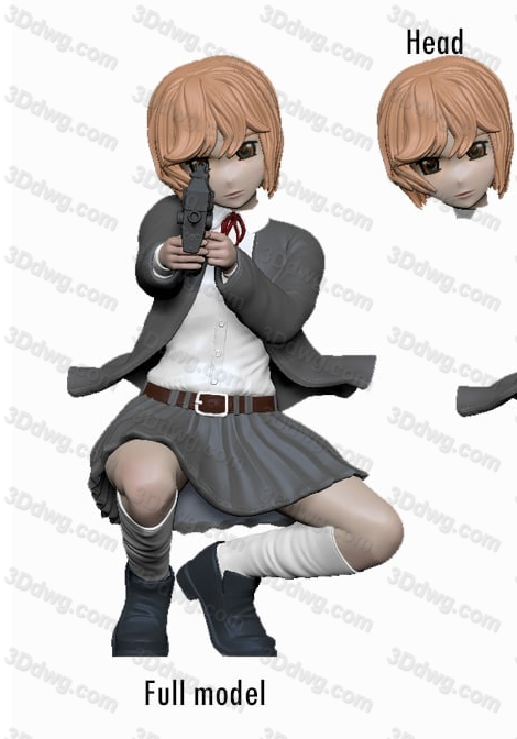 ANIME GIRLS 神枪少女 海瑞塔-P站图纸收藏馆