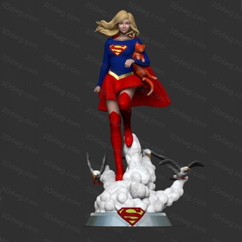 Artifex3d DC漫画 女超人-P站图纸收藏馆