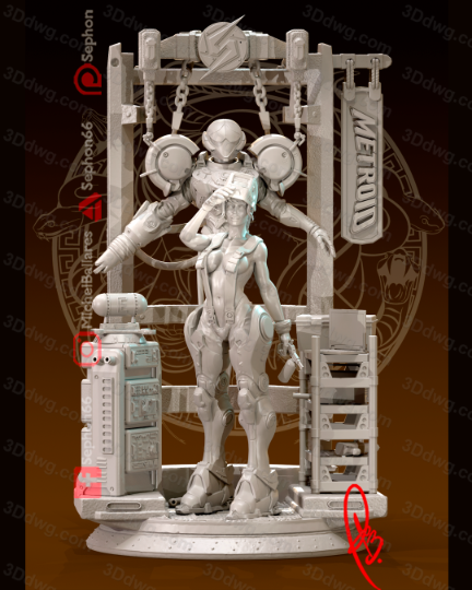 Geek MB 银河战士 萨姆斯·阿兰-P站图纸收藏馆