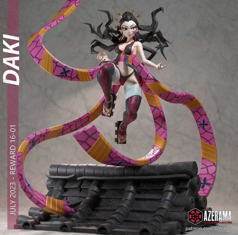 Azerama 鬼灭之刃 堕姬-P站图纸收藏馆