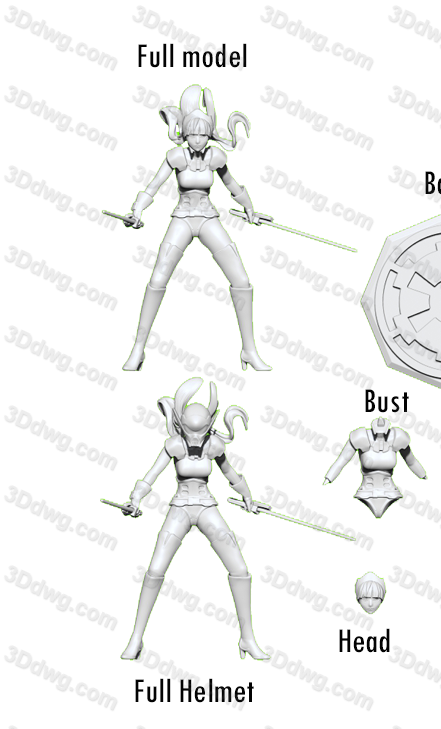 图片[2]-ANIME GIRLS 星球大战 阿姆-P站图纸收藏馆