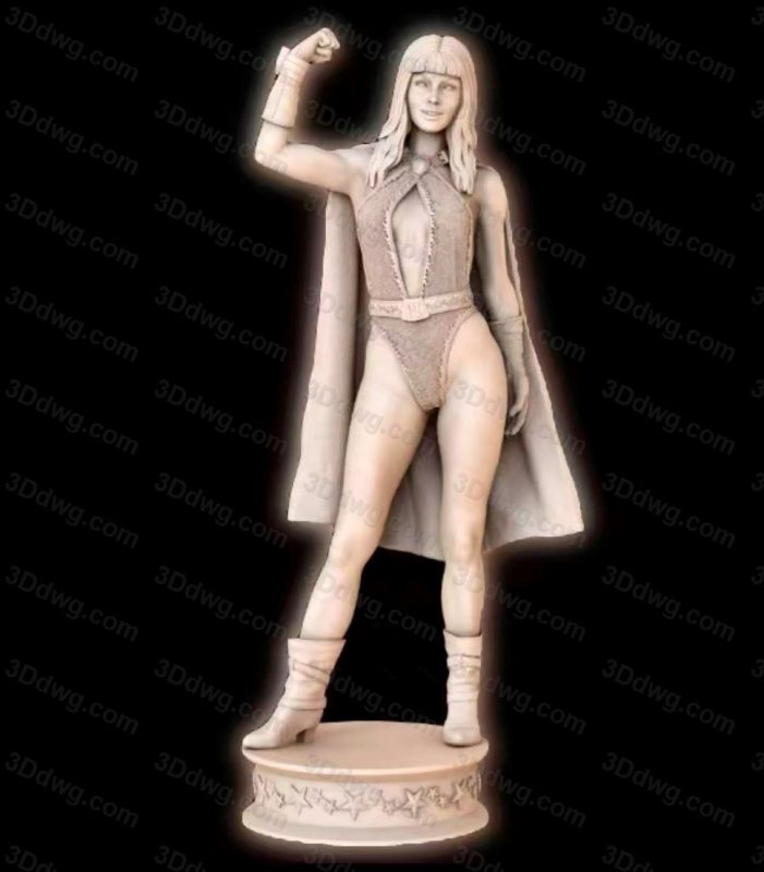 Artifex3d DC漫画 幻影女郎-P站图纸收藏馆