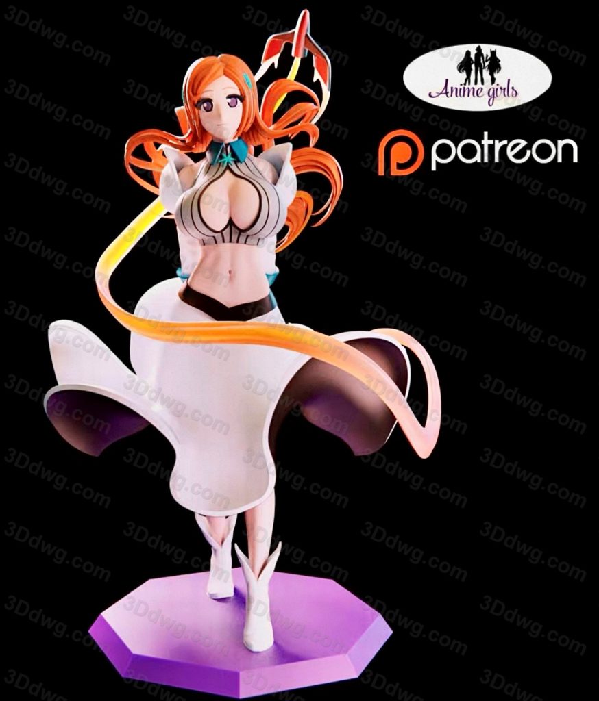 ANIME GIRLS 死神 井上织姬-P站图纸收藏馆