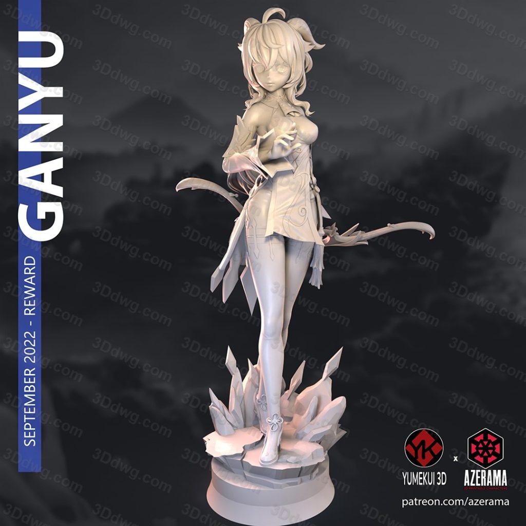 图片[2]-Azerama 原神 甘雨-P站图纸收藏馆