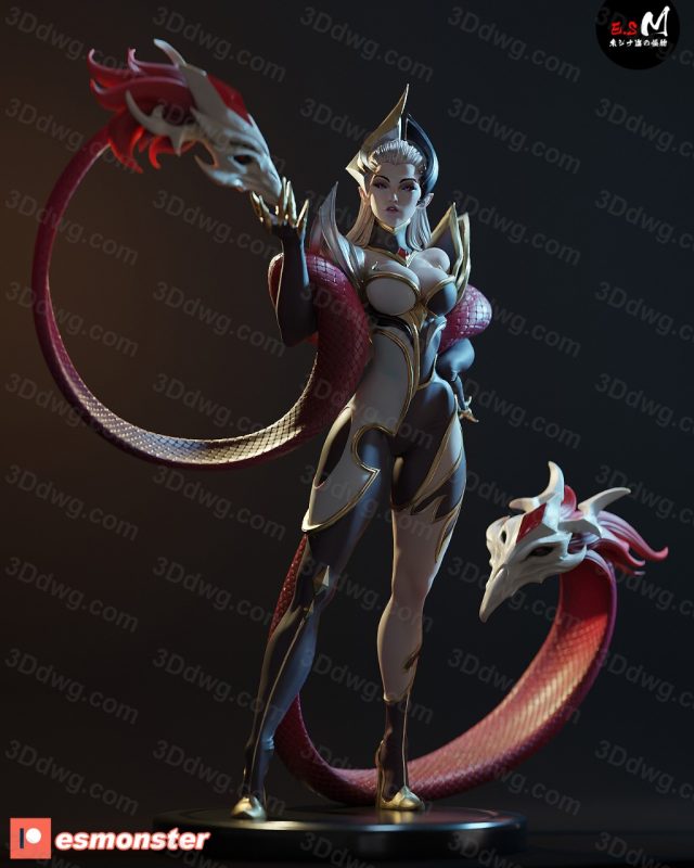 ESMonster 英雄联盟 寡妇制造者 伊芙琳-P站图纸收藏馆