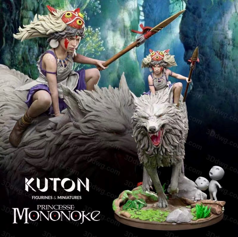 KUTON 幽灵公主 珊-P站图纸收藏馆