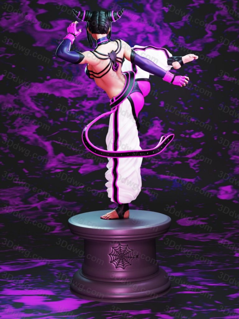 图片[2]-BrunoArt3D 街头霸王 朱莉-P站图纸收藏馆