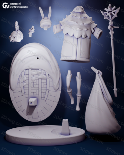 图片[2]-GrayWorld 原神 弗洛斯特爷爷-P站图纸收藏馆