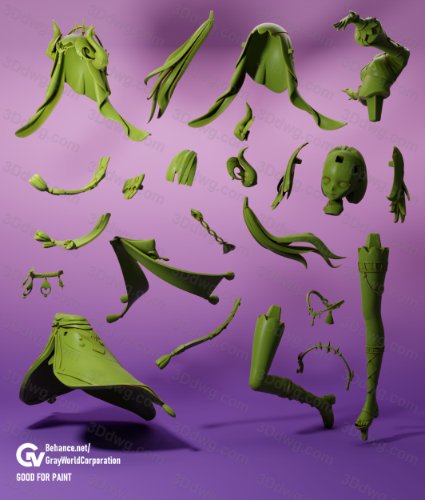 图片[2]-GrayWorld 原神 明星演员妮露-P站图纸收藏馆