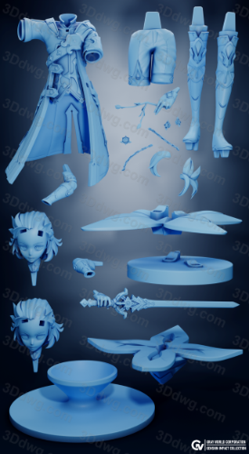 图片[2]-GrayWorld 原神 炼金术师 阿贝多·克莱因普林茨-P站图纸收藏馆