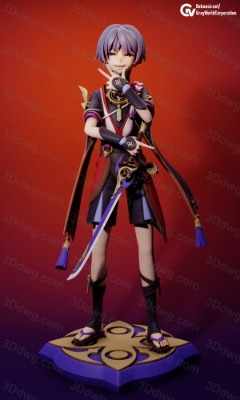 图片[2]-GrayWorld 原神 执行官阿蕾奇诺-P站图纸收藏馆