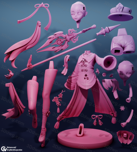 图片[2]-GrayWorld 原神 占星术士 胡桃-P站图纸收藏馆