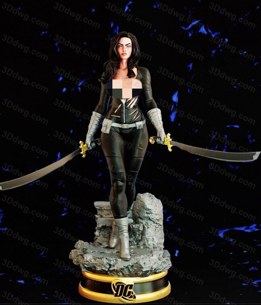 BrunoArt3D DC漫画 蝙蝠侠 恶魔之女-P站图纸收藏馆