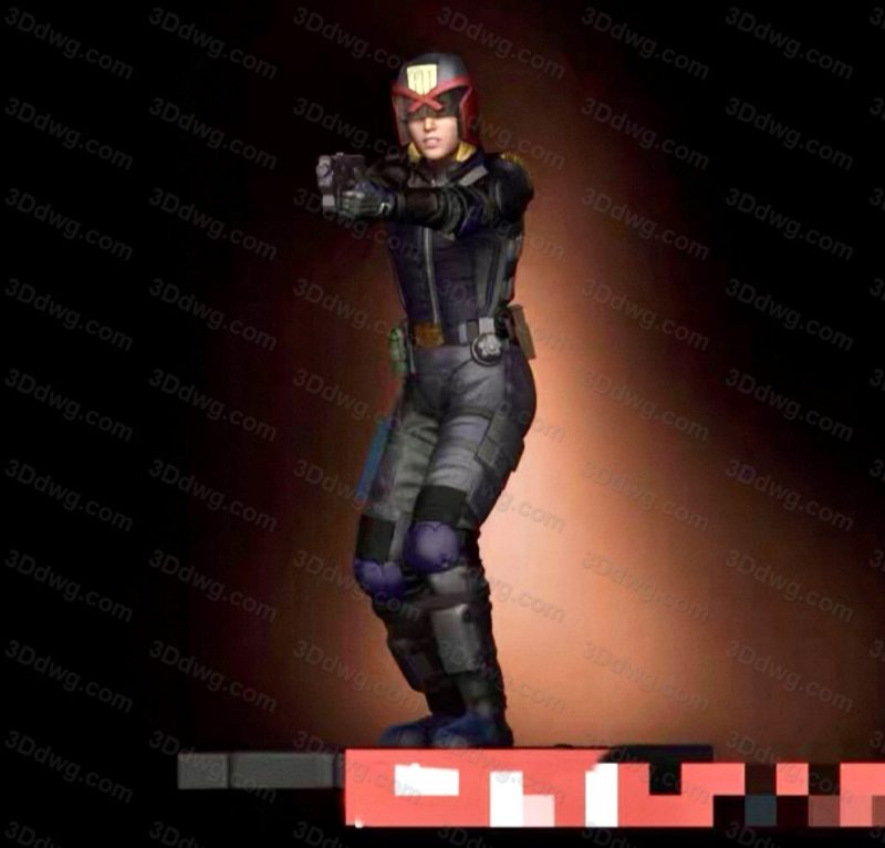 Artifex3d 新特警判官 Cassandra Anderson-P站图纸收藏馆