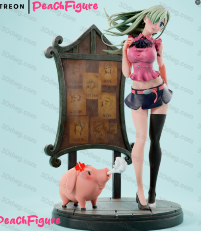 Peach Figure 七大罪 伊丽莎白·里昂妮丝-P站图纸收藏馆