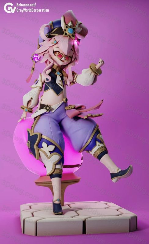 GrayWorld 原神 百货商人 多莉-P站图纸收藏馆