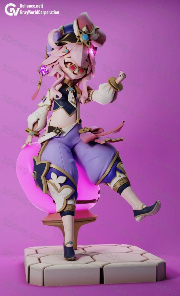 GrayWorld 原神 百货商人 多莉-P站图纸收藏馆