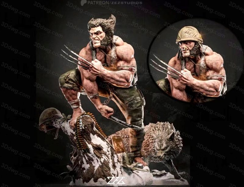 ZEZ STUDIOS 漫威 复联 金刚狼-P站图纸收藏馆