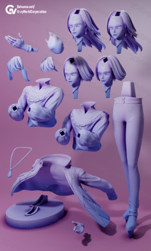 图片[2]-GrayWorld 哈尔-P站图纸收藏馆