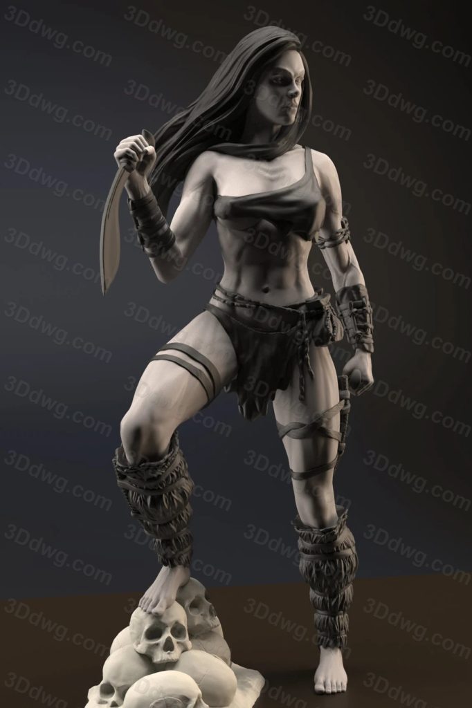 Gsculpt 丛林女刺客-P站图纸收藏馆