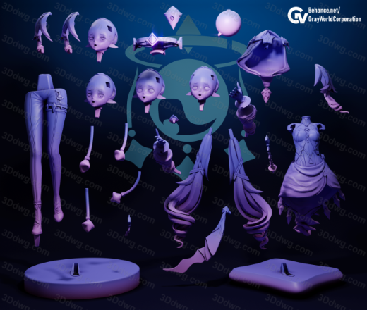 图片[2]-GrayWorld 原神 莱依拉-P站图纸收藏馆