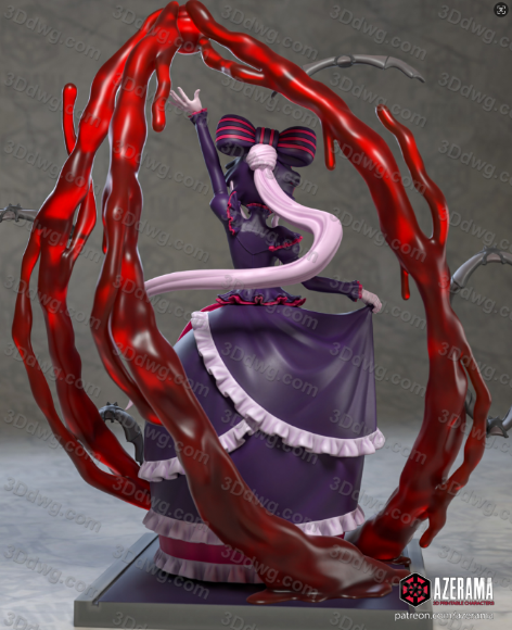 图片[2]-Azerama Overlord 夏提雅·布拉德弗伦-P站图纸收藏馆