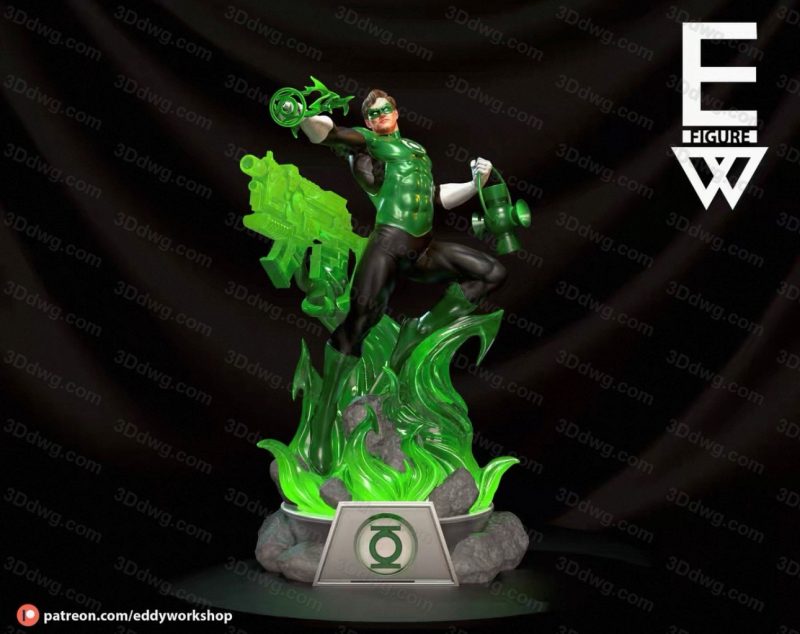 Eddy Workshop DC漫画 绿灯侠-P站图纸收藏馆