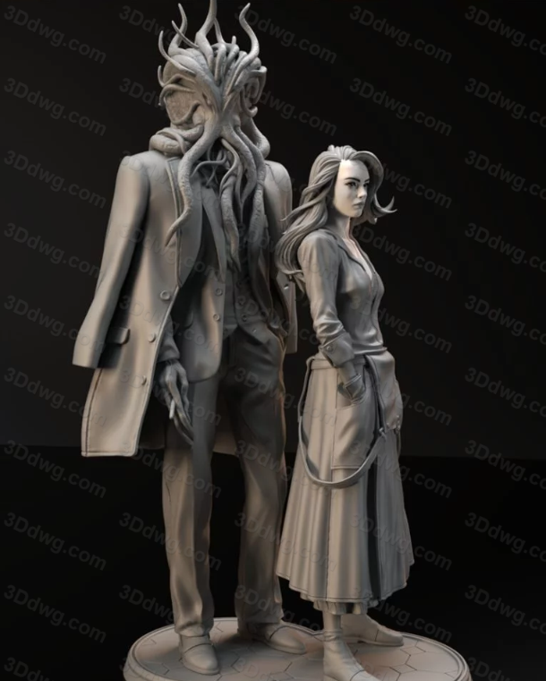 Gsculpt 美女与野兽-P站图纸收藏馆