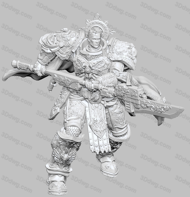 3DArtGuy The Chosen Attack Pose-P站图纸收藏馆