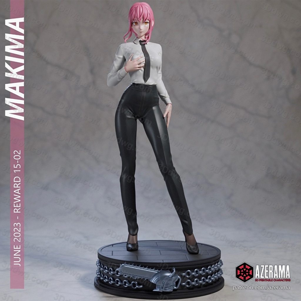 Azerama 链锯人 玛奇玛-P站图纸收藏馆