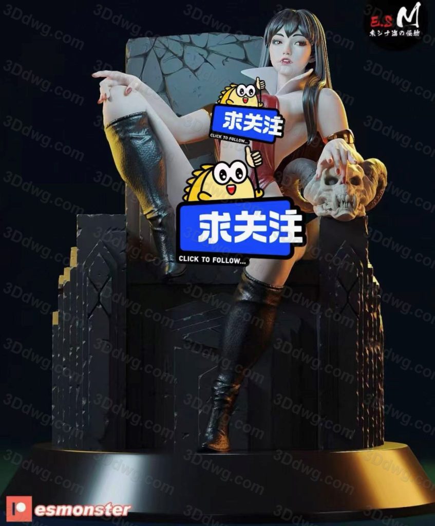 ESMonster 吸血鬼 梵蓓娜-P站图纸收藏馆