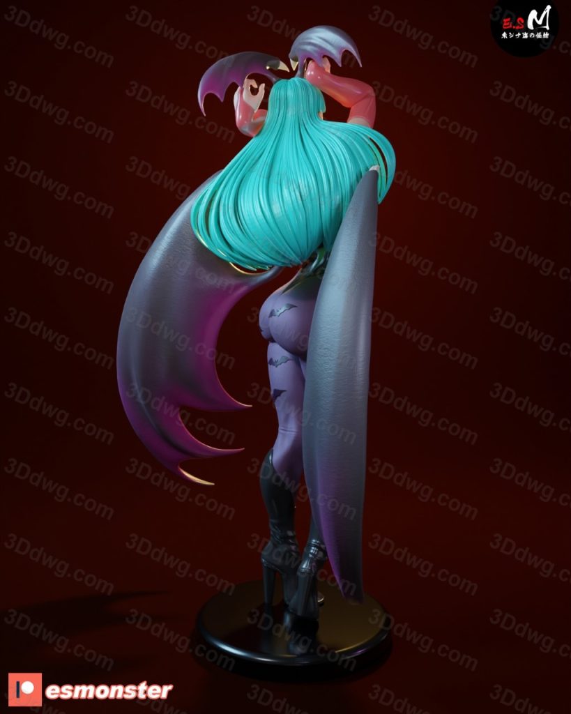 图片[2]-ESMonster 恶魔战士 吸血鬼 莫莉卡-P站图纸收藏馆